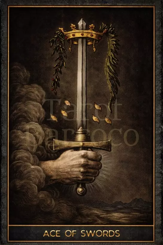 Carta Ás de Espadas