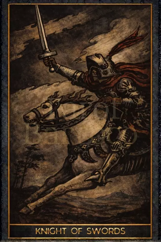 Carta Cavaleiro de Espadas