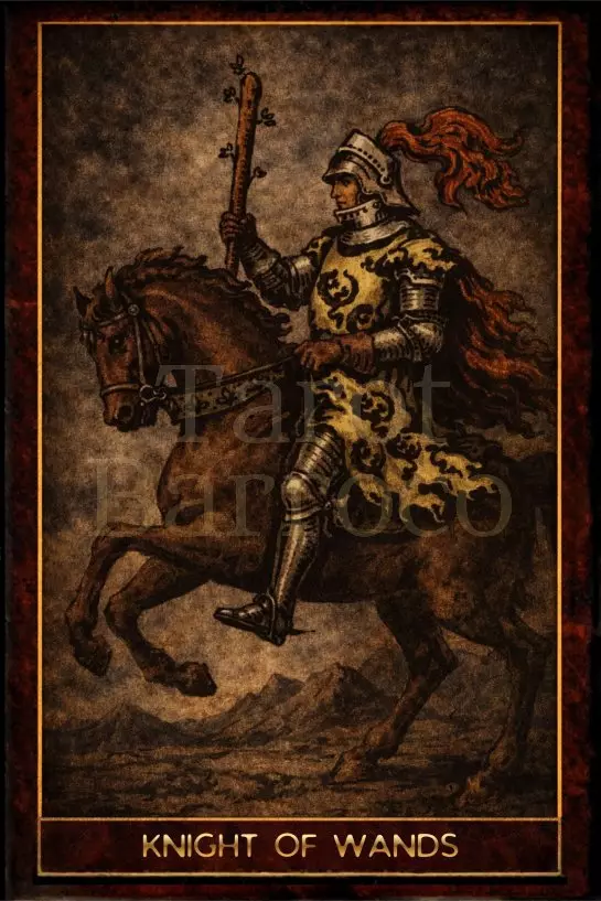 Carta Cavaleiro de Paus