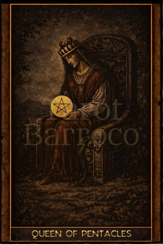 Carta Rainha de Ouros