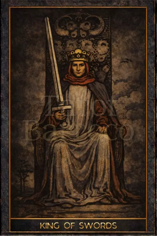 Carta Rei de Espadas