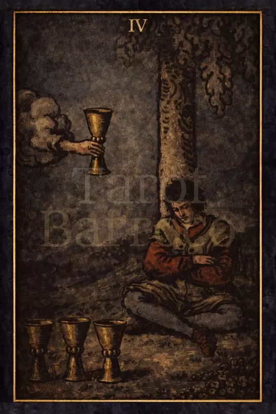 Carta Quatro de Copas