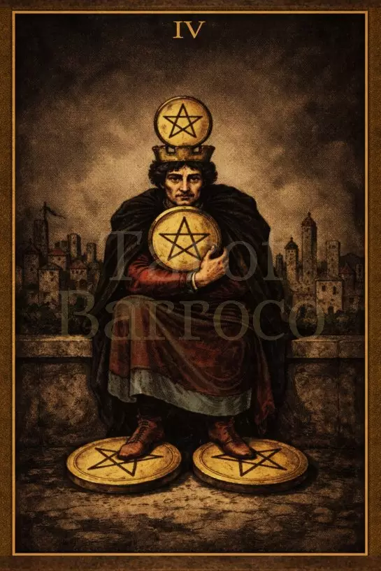 Carta Quatro de Ouros