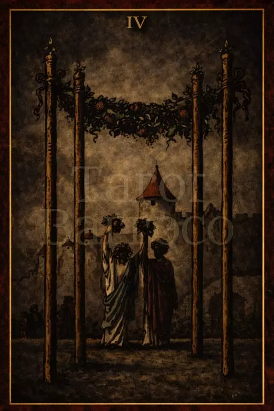 Carta Quatro de Paus