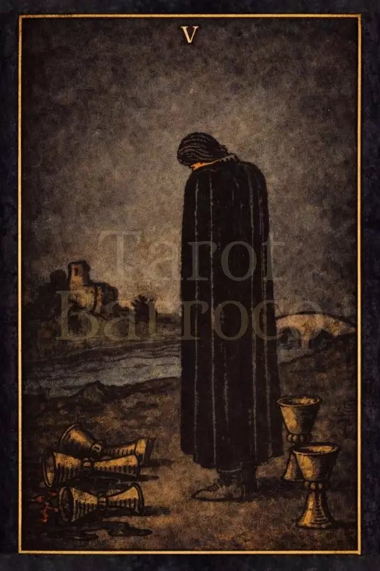 Carta Cinco de Copas