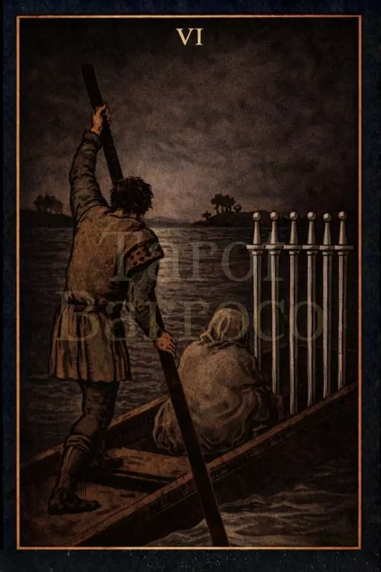 Carta Seis de Espadas